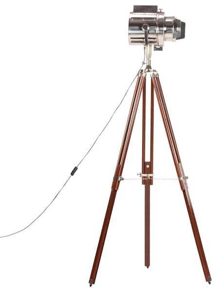 Stojací lampa na stativu masivní mangovníkové dřevo 180 cm 286106