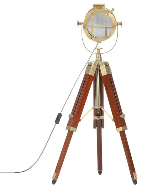 Stojací lampa na stativu masivní mangovníkové dřevo 69 cm 286107
