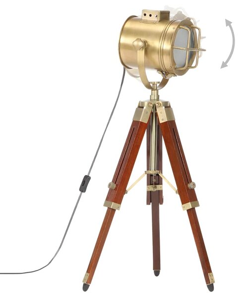 Stojací lampa na stativu masivní mangovníkové dřevo 69 cm 286107