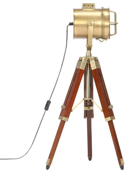 Stojací lampa na stativu masivní mangovníkové dřevo 69 cm 286107