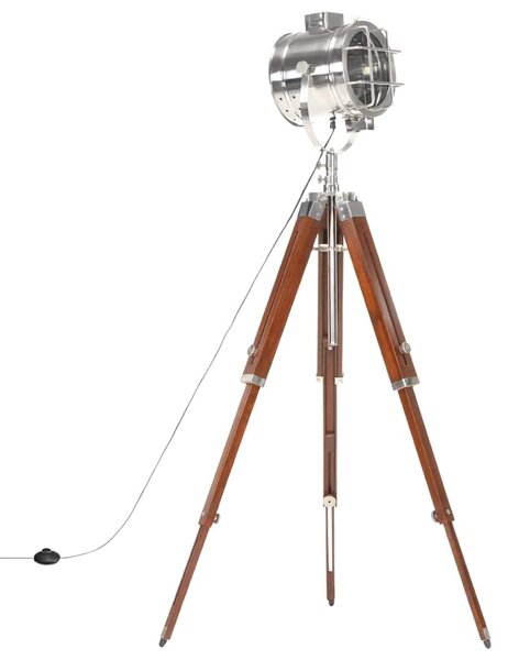 Stojací lampa na stativu masivní mangovníkové dřevo 165 cm 286113