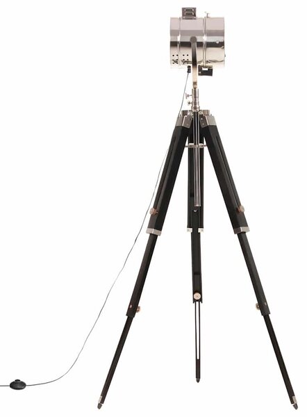 Stojací lampa na stativu masivní mangovníkové dřevo 165 cm 286111