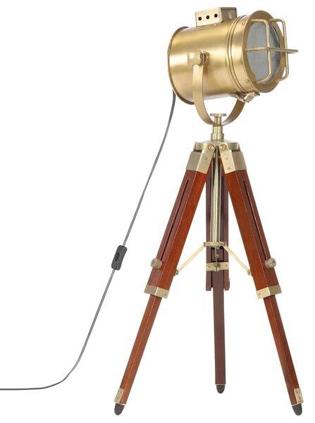 Stojací lampa na stativu masivní mangovníkové dřevo 69 cm 286107