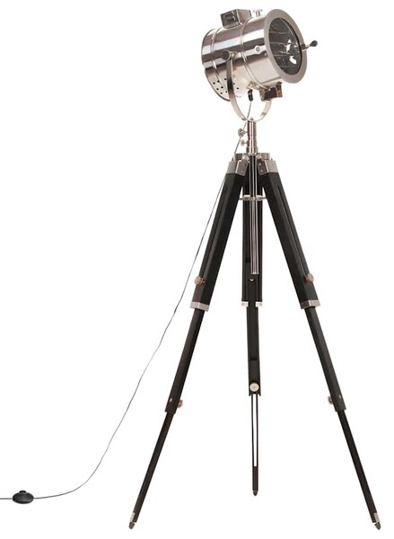 Stojací lampa na stativu masivní mangovníkové dřevo 165 cm 286111