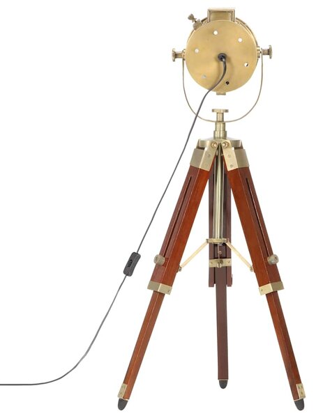 Stojací lampa na stativu masivní mangovníkové dřevo 69 cm 286107