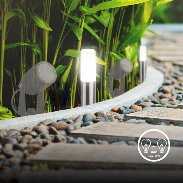 BRI 3926032 CONNECT TO SHINE prodlužovací sada Junca 3ks LED venkovních sloupkových svítidel, IP44 - BRILONER