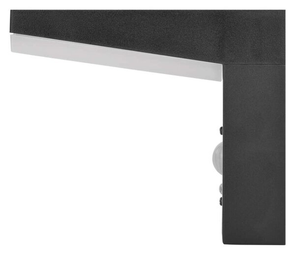 EMOS LED zahradní solární nástěnné svítidlo s čidlem soumraku, VEREA, 10,7 × 15,4 × 13 cm 1554204000