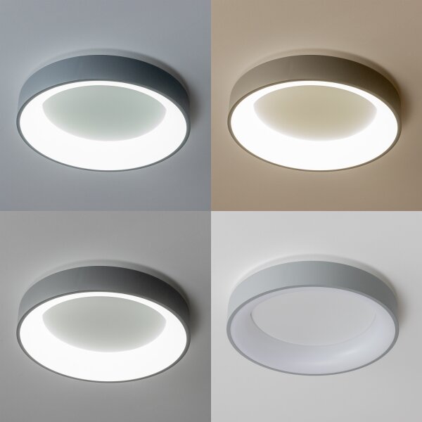 Brilagi - LED Stmívatelné stropní svítidlo LED/40W/230V 3000-6500K šedá + DO
