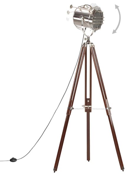 Stojací lampa na stativu masivní mangovníkové dřevo 180 cm 286203