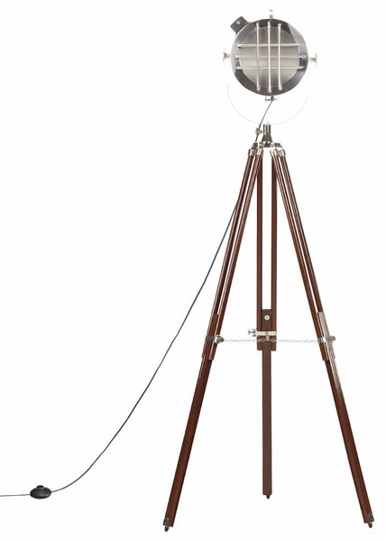Stojací lampa na stativu masivní mangovníkové dřevo 180 cm 286203