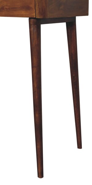 Konzolový stolek Elevated v kaštanovém odstínu, 100 × 45 × 88 cm