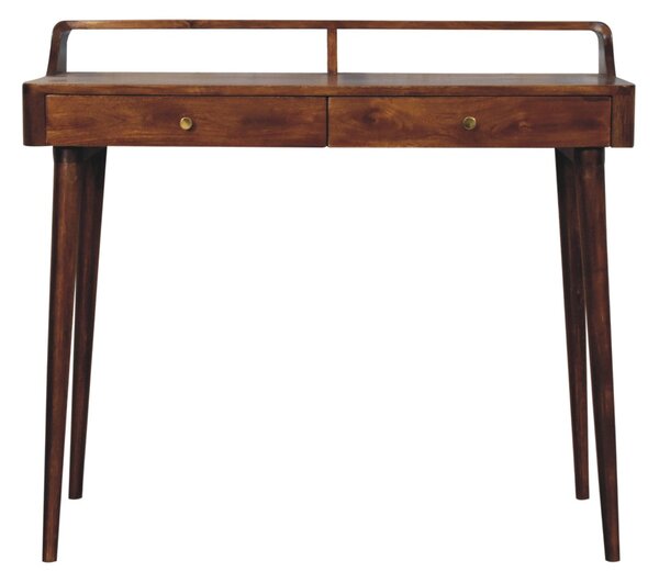 Konzolový stolek Elevated v kaštanovém odstínu, 100 × 45 × 88 cm