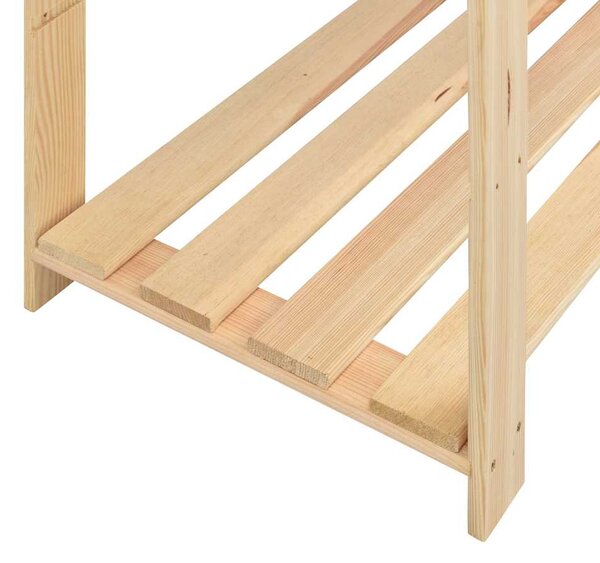 Úložný regál 5 polic 170 x 38 x 170 cm masivní borovice 500 kg 286198