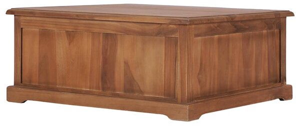 Konferenční stolek 68 x 68 x 30 cm masivní teakové dřevo 286274