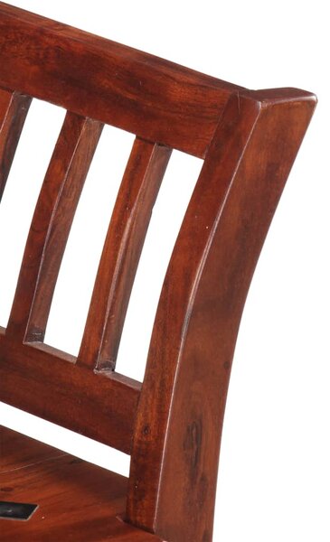 Lavice 111 cm masivní akáciové dřevo 286264