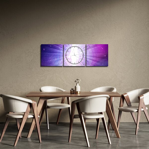 Abstraktní obraz -Žena (s hodinami) (90x30 cm)