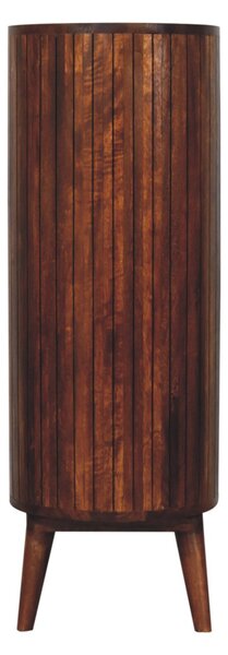 Skříňka Cortez v kaštanovém odstínu, 90 × 35 × 100 cm