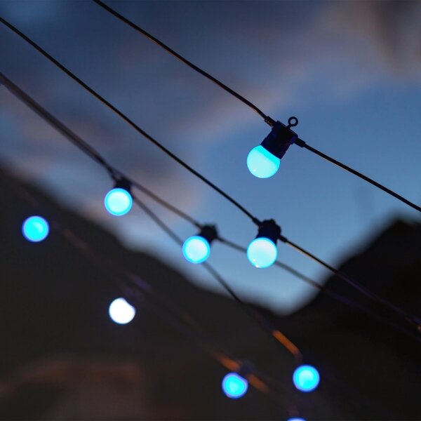 Twinkly TWF020STP-BEU - LED RGB Venkovní dekorační řetěz 20xLED 14m IP44 Wi-Fi