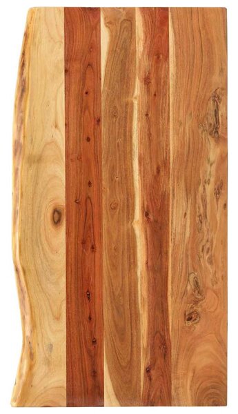 Krycí deska pro toaletní skříňku masivní akácie 100x52x2,5 cm 286321
