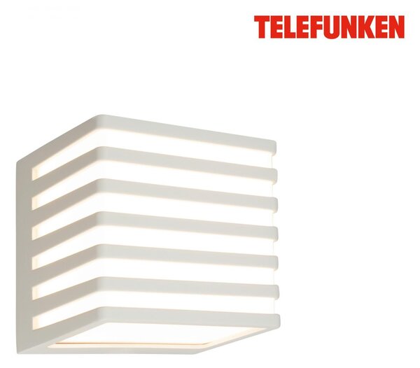 TF 321904TF TELEFUNKEN LED venkovní nástěnné svítidlo, voděodolné a prachotěsné, kostka, světlešedá - BRILONER