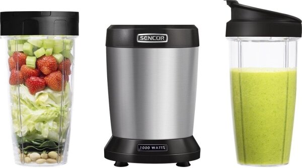 Sencor - Smoothie nutri mixér 1000W/230V stříbrná