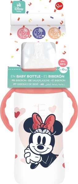 Kojenecká láhev s uchy 360ml MINNIE