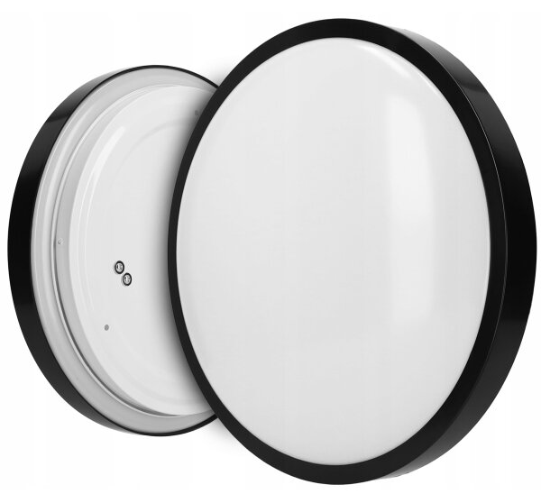 Stropní svítidlo 2xE27/40W/230V pr. 29,5 cm černá