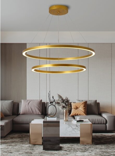Immax NEO 07159-G80-60 - LED Stmívatelný lustr FINO LED/93W/230V Tuya zlatá + DO
