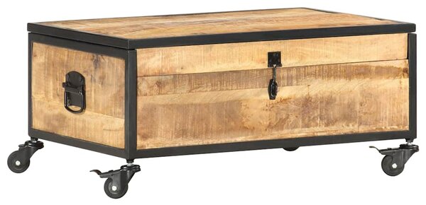 Konferenční stolek 70 x 50 x 33 cm masivní mangovníkové dřevo 286378