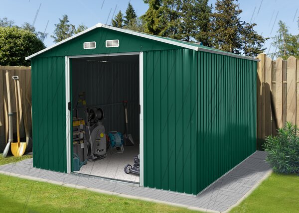 Zahradní domek BestBerg ZDB-9Z / 9 m² / 279 x 324 x 211 cm / zelená