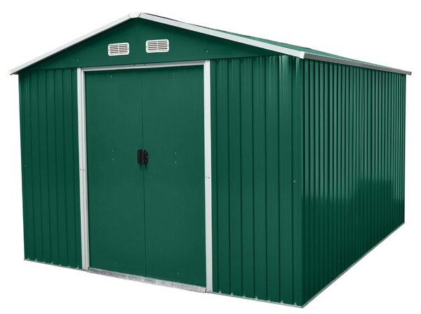 Zahradní domek BestBerg ZDB-9Z / 9 m² / 279 x 324 x 211 cm / zelená