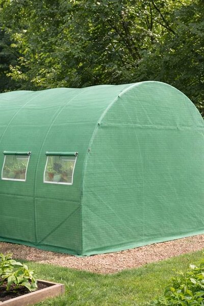 Zahradní fóliovník BestBerg BBGT-10G / 10 m² / 4 x 2,5 x 2 m / zelená