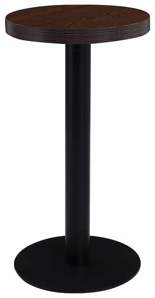 Bistro stolek tmavě hnědý 40 cm MDF 286416