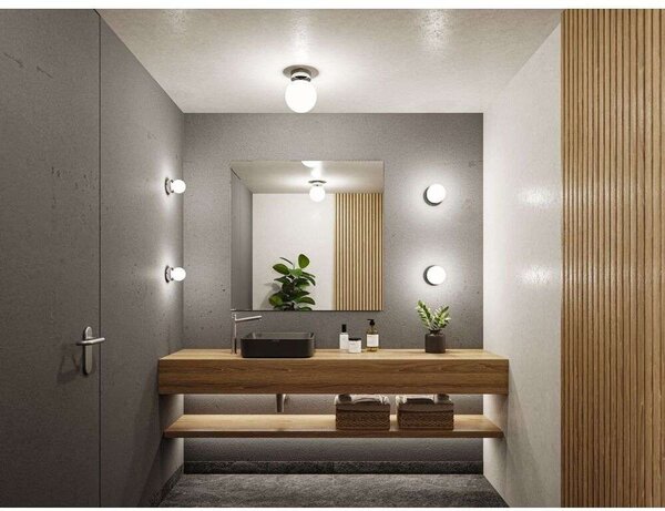 Paulmann - Gove LED Stropní Lampa IP44 Ø17 Chrom/Satin