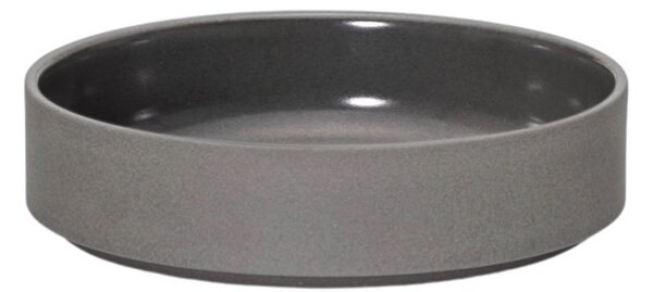 Hasami Porcelain Mělká miska Hasami Dark Grey - 14,5 cm HS119