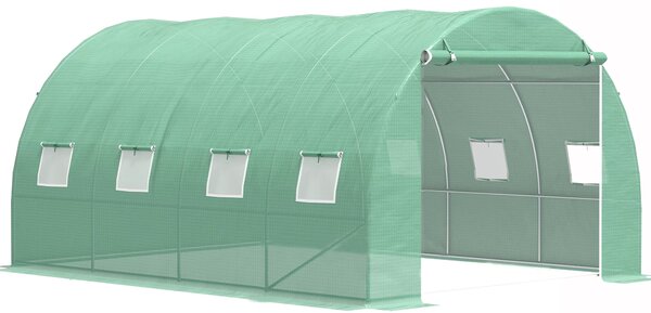 Zahradní fóliovník BestBerg BBGT-10G / 10 m² / 4 x 2,5 x 2 m / zelená