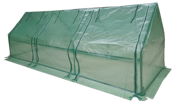 Mini fóliový skleník BestBerg BBGH-270 / 270 x 90 x 90 cm / zelená