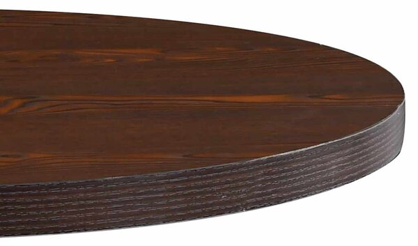 Bistro stolek tmavě hnědý 80 cm MDF 286425