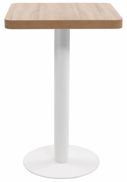 Bistro stolek světle hnědý 50 x 50 cm MDF 286426