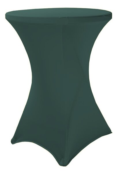 TENTino Elastický ubrus STANDARD na koktejlový bistro stůl 80 cm VÍCE BAREV Barva ubrusu: TMAVĚ ZELENÁ / WILLOW GREEN