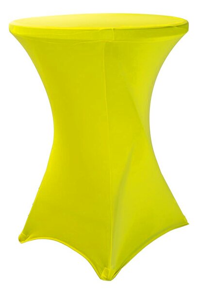 TENTino Elastický ubrus STANDARD na koktejlový bistro stůl 80 cm VÍCE BAREV Barva ubrusu: SVĚTLE ŠEDÁ / SILVER