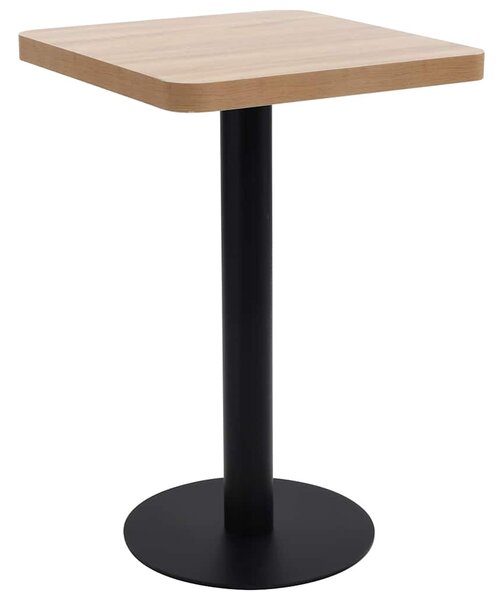 Bistro stolek světle hnědý 50 x 50 cm MDF 286427