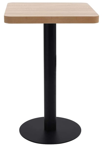 Bistro stolek světle hnědý 50 x 50 cm MDF 286427