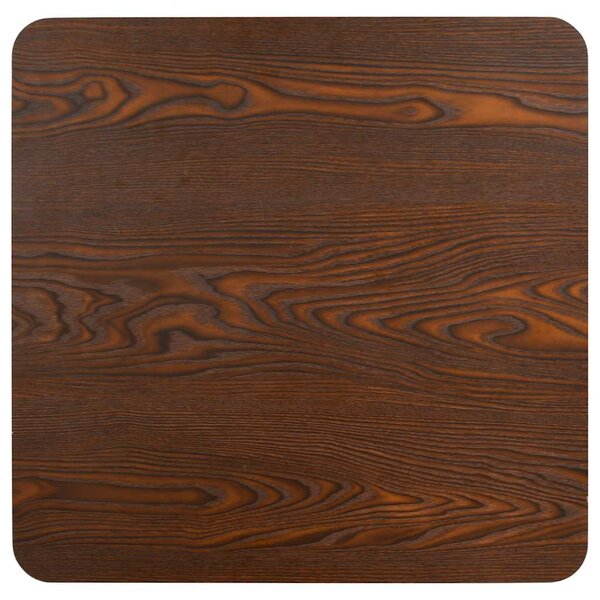 Bistro stolek tmavě hnědý 60 x 60 cm MDF 286431