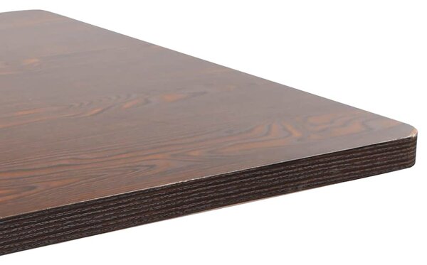 Bistro stolek tmavě hnědý 80 x 80 cm MDF 286434