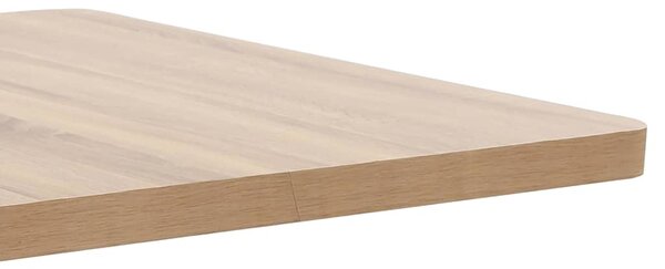 Bistro stolek světle hnědý 80 x 80 cm MDF 286432