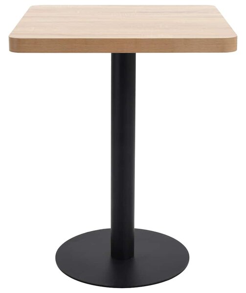 Bistro stolek světle hnědý 60 x 60 cm MDF 286430