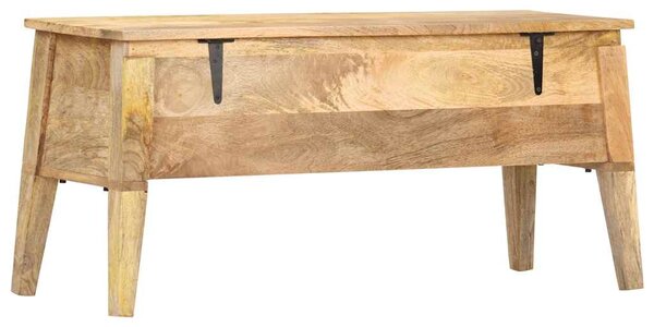 Úložný box 99 x 35 x 48 cm masivní mangovníkové dřevo 286462