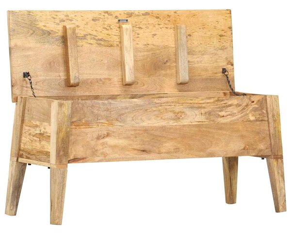 Úložný box 99 x 35 x 48 cm masivní mangovníkové dřevo 286462