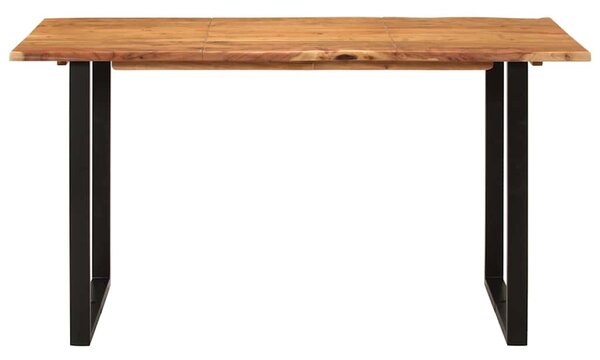 Jídelní stůl 140 x 70 x 76 cm masivní akáciové dřevo 286474